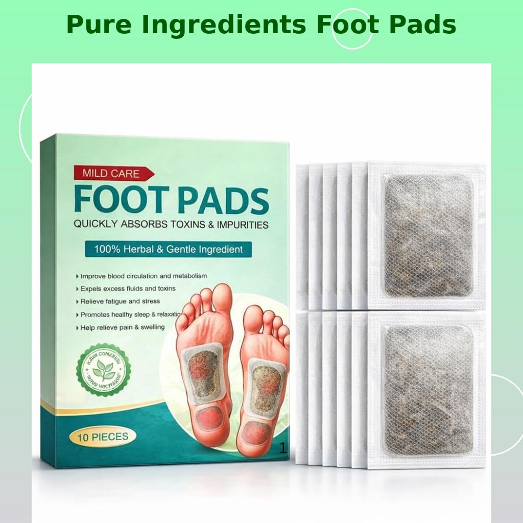 Herbal Foot Pads for Natural Detox & Sleep Support