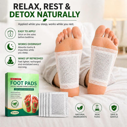 Herbal Foot Pads for Natural Detox & Sleep Support