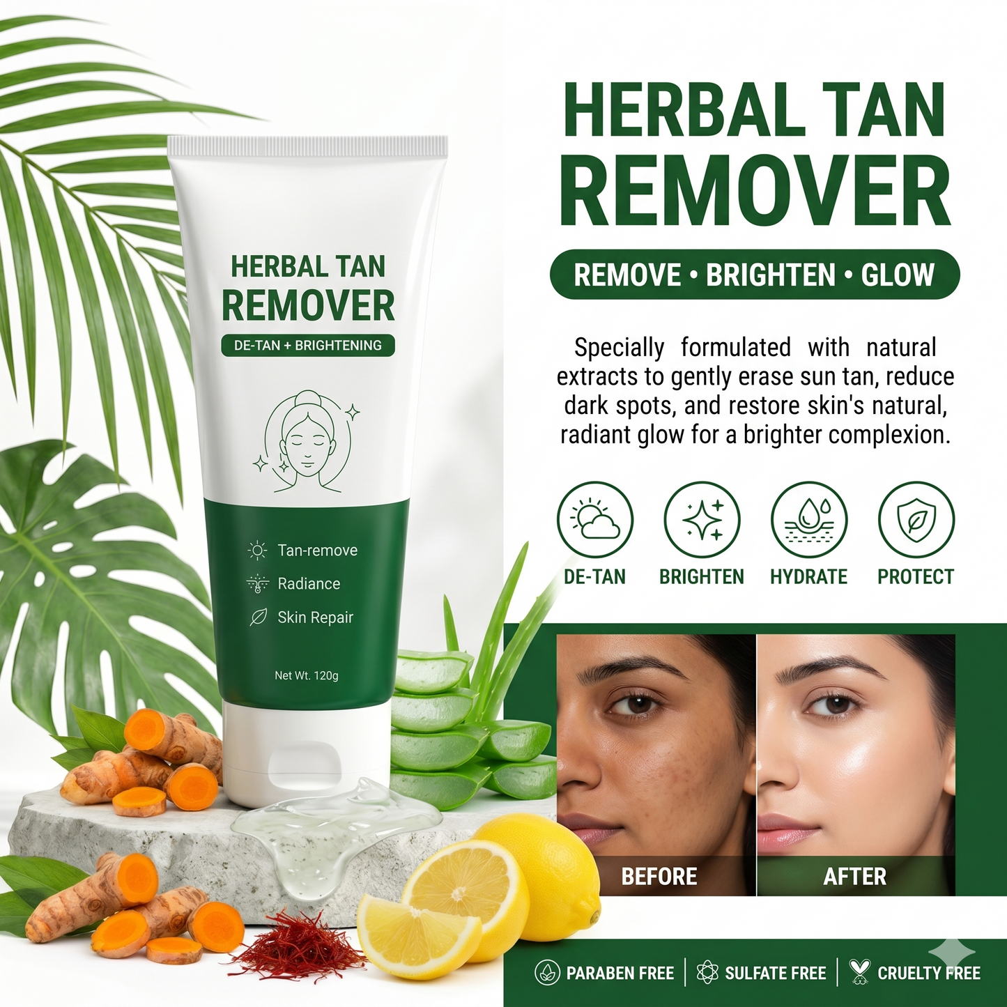 Herbal Tan Remover
