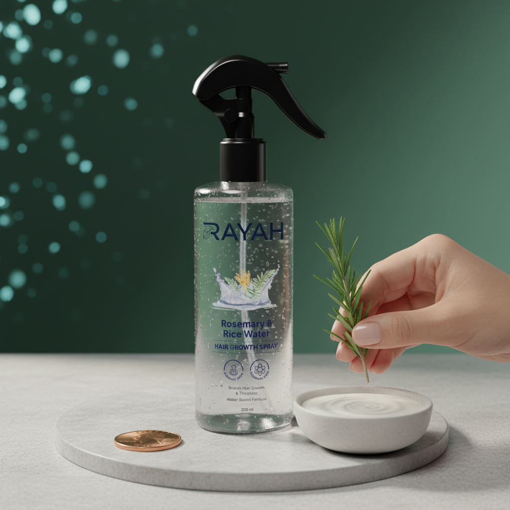 Rosemary & Rice Water Hair Growth Spray for Hair Growth & Thickness - 200 ml