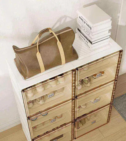 Premium 8-Layer Foldable Shoe Rack | Space-Saving Shoe Storage Organizer | Large Capacity | Easy Assembly